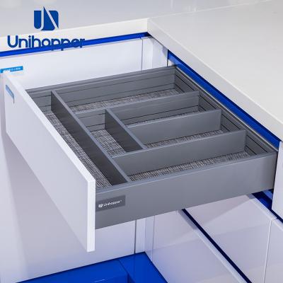 China Modern Soft Slim Narrow Slim Box Tandem Kitchen System Drawer Slim Tandem for sale