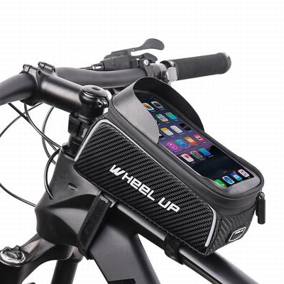 China Sensitive anti-slip touch screen touch screen bag TPU bicycle cycle waterproof bike bag Anti Scrape WHEEL UP WHEEL for sale