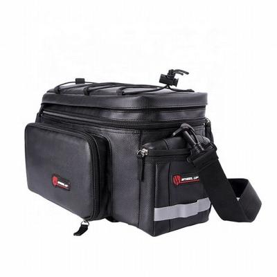 China Waterproof/Reflective/Large Capacity Stripe WHEEL UP Large Capacity Bicycle Bags Boxes Pannier Tail Bicycle Moving Carrier Bag for sale