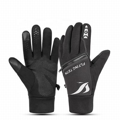 China Windproof WHEEL UP Cycling Gloves Waterproof Winter Touch Screen Bike Cycling Gloves With SILICAGEL Granules for sale