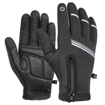 China Windproof / Water Repellent Warm WHEEL Touch Screen Winter Gloves Smartphone Touch Screen For Driving Up OEM Wholesale Cheap Warm Fleece Full Finger Universal for sale