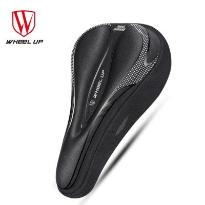 China Breathable WHEEL UP Extra Narrow Soft 28.5*15.5cm Memory Foam Filling Bicycle Seat Bike Saddle Cover Cushion Riding Seat Protecter for sale