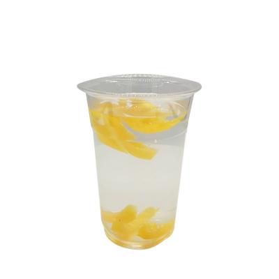 China Viable Cheap Recyclable Beverage PP Transparent 16oz Disposable Plastic Pint Party Beer Glass Cup for sale