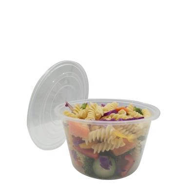 China 1500ml/50oz Leakproof Disposable Plastic Microwavable Food Prep Lunch Box Transparent Food Container for sale