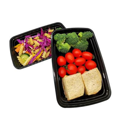 China 32oz pp eco-friendly rectangular pre-meal price disposable disposable plastic containers for sale