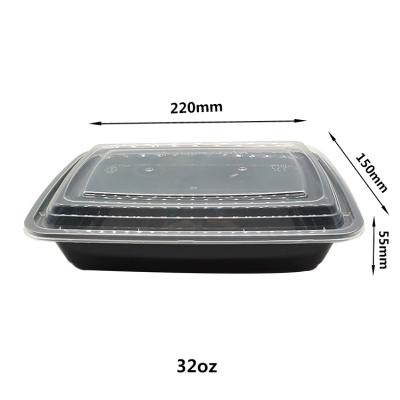 China Quality Guaranteed Stocked A78 Container-BPA Free Reusable Bento Box 32oz Pre-meal Food Storage Plastic Soup Bento Box for sale