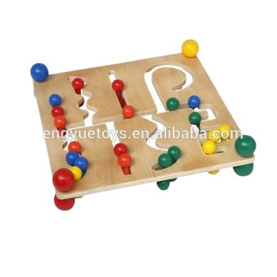 China Teaching Bead Sequence Wooden Rack PY1140 Preschool Educational Toys for sale