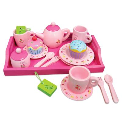 China Wholesale Kids education and entertainment factory toy cutlery play set wooden pretend play kitchenset for sale