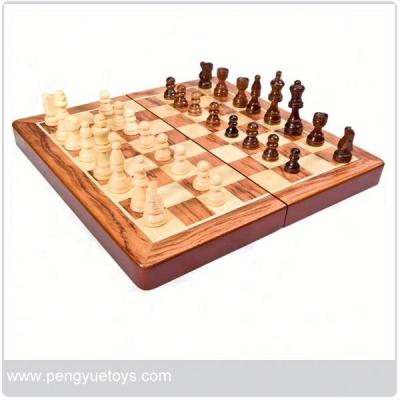 China High Quality Antique Looking Adults Kids Chess Family Board Game Wooden Wooden Chess Board Set Educational Game Safe Non-Toxic Fun for sale