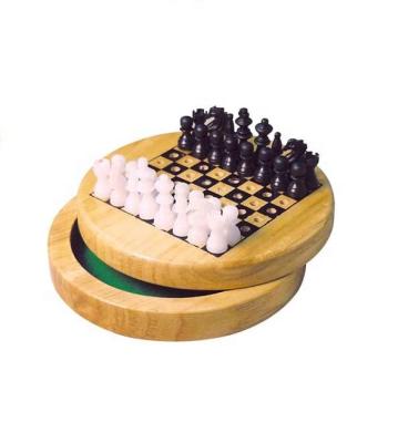 China Wooden Board Games Travel Chess Set Handcrafted Game Set Family Game Children Kids Safe Non-Toxic Adults for sale