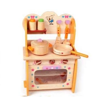 China Wooden Wooden Kitchen Playsets for Kids for sale