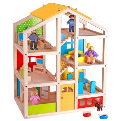 China Large Wooden Education Dolls Room Furniture for sale