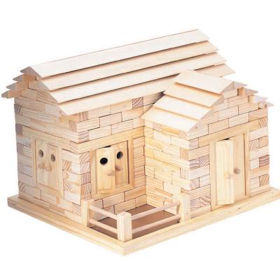 China For Pretend Play 3D DIY Doll House OEM Toy Dollhouse Mini Wooden Kids House Wooden Miniature Pretend Play Set For Children Kindergarten for sale