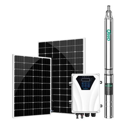 China Wholesale solar submersible solar waterpump dc48v waterpump wholesale solar deep well pump Qiwo irrigation well pump system for sale