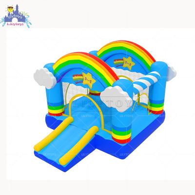 China Hot Sale Nylon Inflatable Moonbounce Eden Jumping Castle Used Chimpanzee Bouncers New Amusement Park Mall School Best Prices Rides for sale