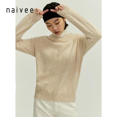 China anti-wrinkle naivee sports series winter rabbit wool hoodie sweaters casual tops women ladies loose for sale