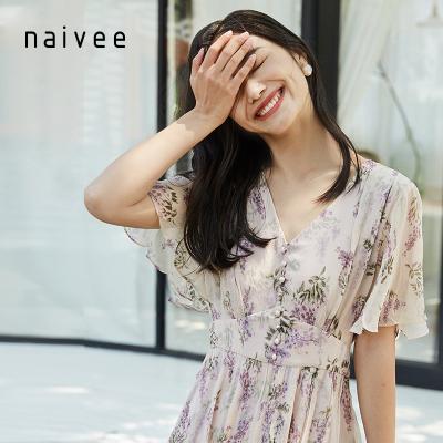 China Naivee Breathable Colorful Soft Style Custom Designer Dresses For Ladies for sale