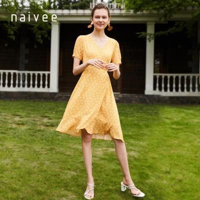 China korean night sun wrap dress anti-static naivee good price high quality for women for sale