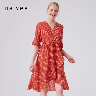 China Women Anti-static Modern Cotton Tabletop Long Dazzling Naivee Dress For Daily Life for sale