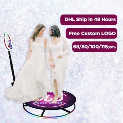 China Party Wedding Slow Motion 360 Degree Rotating 360 Degree Automatic Photo Video Booth 360 Degree Magic Photo Booth for sale