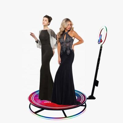 China Party Factory Supply 360 Photo Booth With App Control Rotate Selfie Ring Light 360 Photo Booth With New Products Wholesale for sale