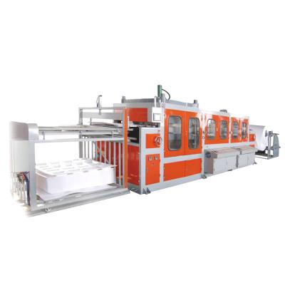 China High Production Efficiency 2021 PS Automatic Fast Food Box Foaming Machine For Factory for sale