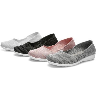 China 2021 New Breathable Style Flats Ladies Shoes Female Soft Slip On Casual Comfortable Flat Shoes Sneakers for sale