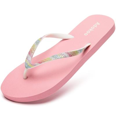 China Lit 2020 Latest Female Flip Flops Slippers Ladies Shoes Summer Good Quality Sandals Woman Fashion Sandal for sale