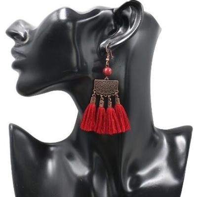 China Fashion Bohemian Tassel Earrings Drop Earrings for sale