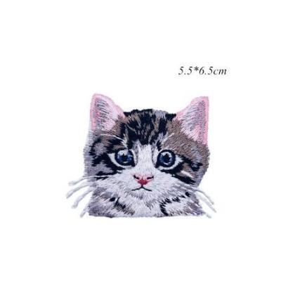 China Hot fix patch Cat embroidery patch cut patch for children for sale