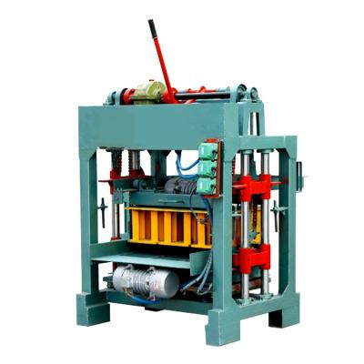 China Hotel Cart Vibration Free Cement Hollow Concrete Brick Block Making Machine for sale