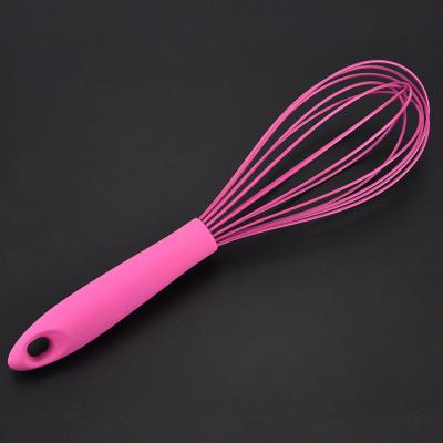 China Sustainable Baking Tools Manual Silicone Egg Whisk Cream Mixer and Noodle Mixer for sale