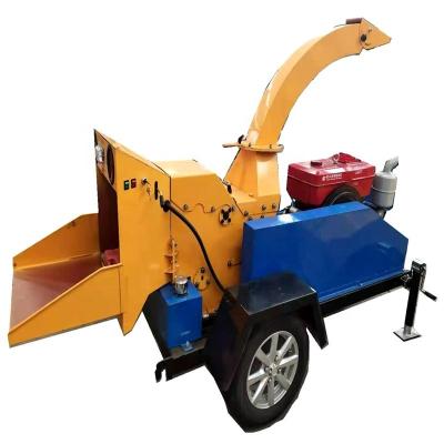 China Landscaping Project Tree Branch Chipper Forest Machinery Wood Chipper Diesel Engine Drive for sale