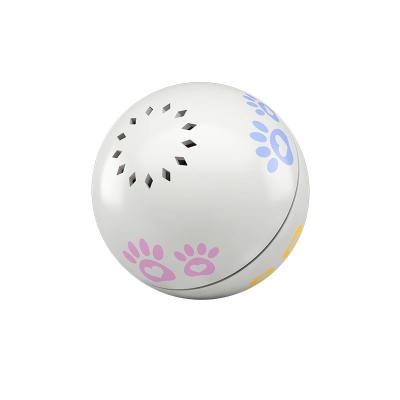 China Cat Teaser Toy Random Rolling Funny Electronic Viable Cat Ball with Catnip Chamber and Red Dot Game for sale