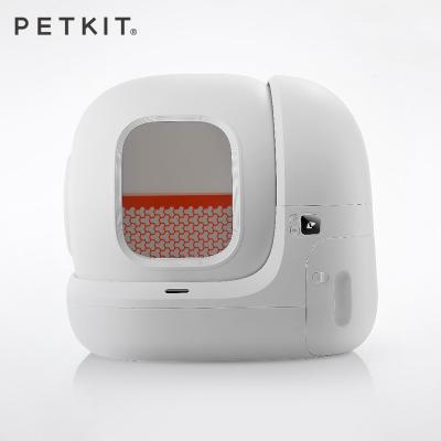 China New Generation Stocked PETKIT Self-Cleaning Automatic Smart Cat Litter Box Cat Toilet with App Remote Control for sale