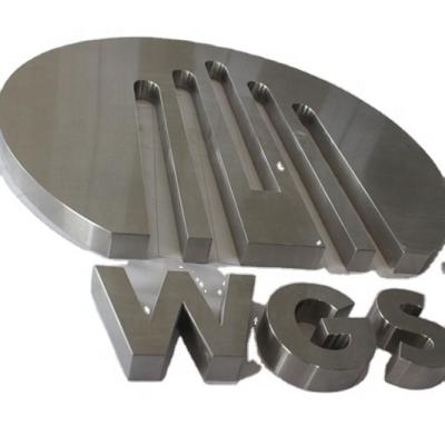 China Buildings Hollow Metal 3D Letter Sign Front Channel Letter Signage for sale