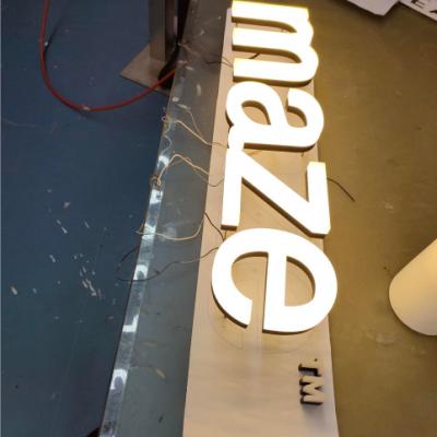 China Customized Durable 3D LED Advertising Sign Illuminated Front Channel Letter LED Lighted Letter For Advertising for sale