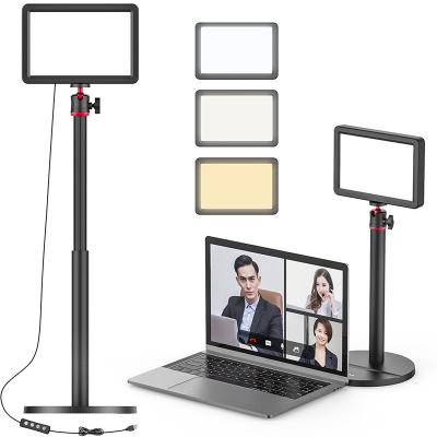 China Aluminum Alloy + ABS Environmental Friendly Design Dual Temperature Desktop Led Live Light For Live Streaming for sale