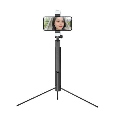 China Aluminum Alloy Portable Flexible Tripod Remote Control Selfie Stick For Mobile Phone Photo for sale