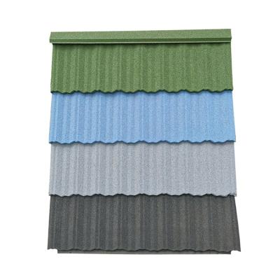 China Environmental Friendly Galvanlume Stone Color Sheet Roofing Tile China Metal Coated Roof Tiles for sale