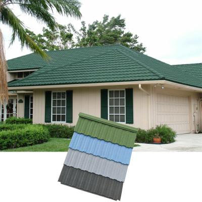 China Environmental Friendly Building Materials Roofs Metal Stone Coated Roof Tiles for sale