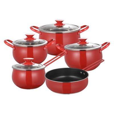 China Masterclass Kitchen Sustainable Premium Home Cookware Sets Other Nonstick Cookware Pots And Pans Cookware Set for sale