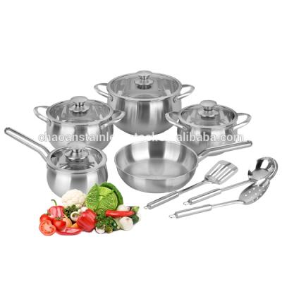 China Sustainable 12 Piece Aristocrat Pot Set Kitchen Stick Cookware Set Non Cooking Cookware Set For OEM for sale