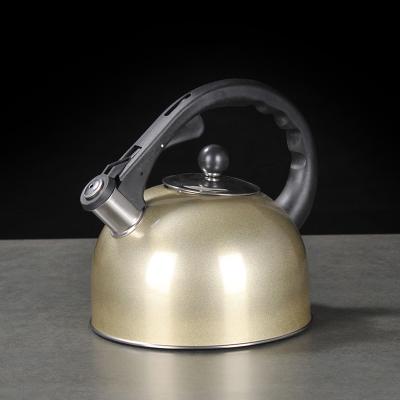 China Stainless Steel 1L 2L 3L 4L Whistling Kettle Water Boiler Viable Tea Kettle for sale