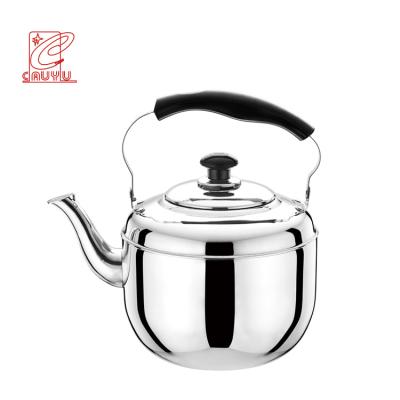 China Large Capacity Stainless Steel Sustainable Water Stovetop Whistling Kettle for sale