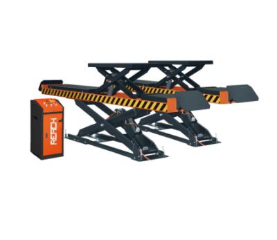 China 4 Ton 1850+420mm Double Level Alignment Scissor Car Lift 4000kg for sale