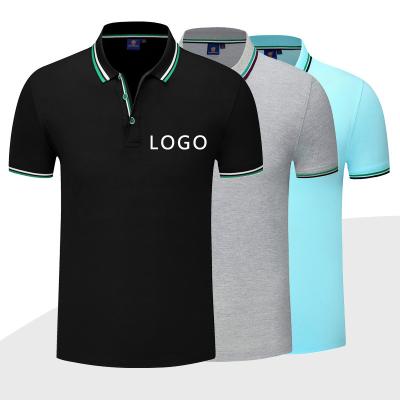 China Polo Shirt Printing Logo Lapel Golf Anti-wrinkle T-shirt Wholesale Polo Shirts With Embroidery Sleeve Factory Summer Overall Shorts for sale