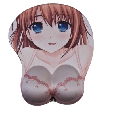 China With Wrist Rest Wholesale Sales High Definition Mousepad Exquisite Anime Girl Beauty Girl Wrist Rest Printed Ergonomic Mouse Pad for sale