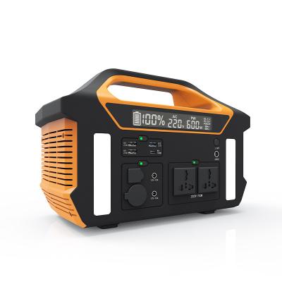 China Hot Flashlight Factory 600WH Usb Power Bank Portable Generator For Home Outdoor Camping for sale