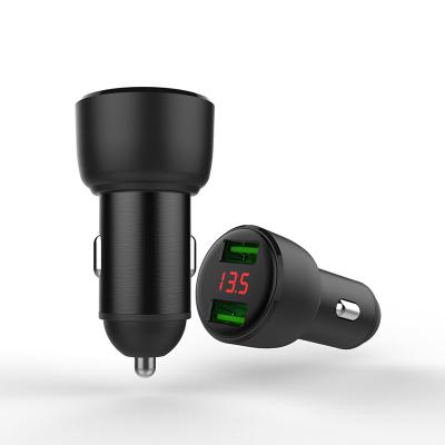 China QC 3.0 Quick Charger 2022 New Deign Hot Sale QC 3.0 Car Charger OEM Service Dual Port USB Car Charger QC3.0 for sale